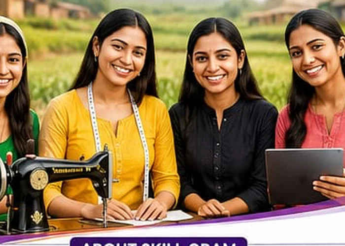 Women learning practical and digital skills together